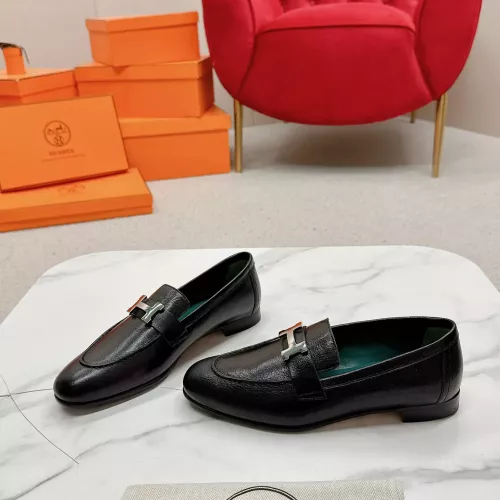 Replica Hermes Leather Shoes For Women #1341282 $125.00 USD for Wholesale