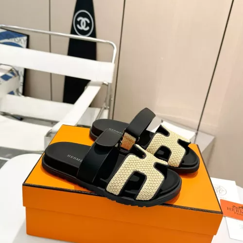 Replica Hermes Slippers For Men #1341291 $98.00 USD for Wholesale