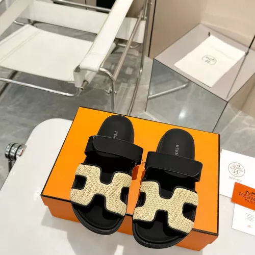 Replica Hermes Slippers For Men #1341291 $98.00 USD for Wholesale