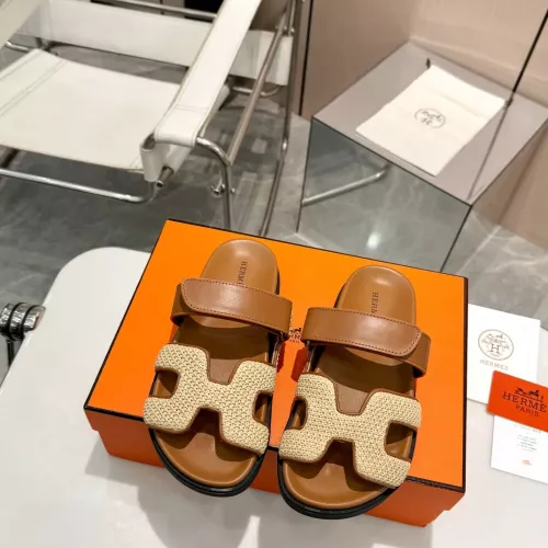 Replica Hermes Slippers For Men #1341293 $98.00 USD for Wholesale