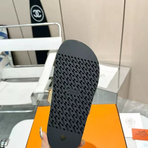 Replica Hermes Slippers For Men #1341293 $98.00 USD for Wholesale