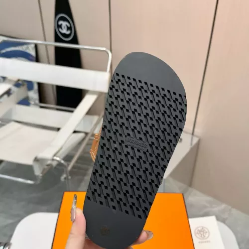 Replica Hermes Slippers For Men #1341296 $98.00 USD for Wholesale