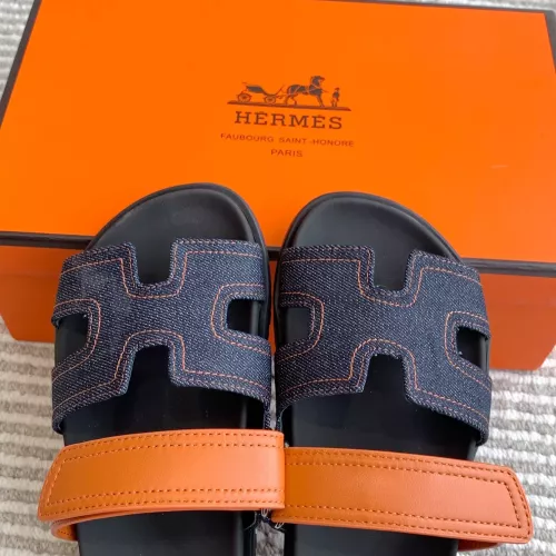 Replica Hermes Slippers For Men #1341303 $98.00 USD for Wholesale