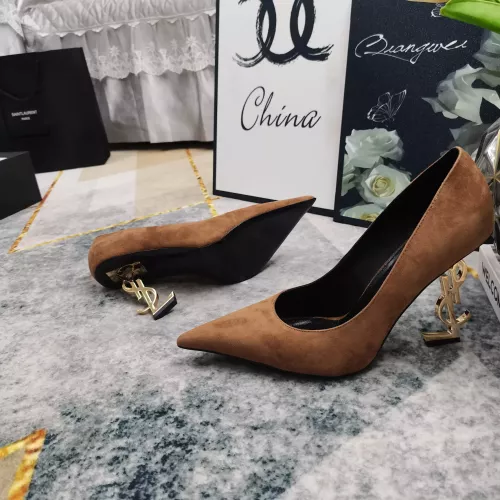 Replica Yves Saint Laurent YSL High-Heeled Shoes For Women #1341346 $122.00 USD for Wholesale