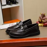 $85.00 USD Hermes Leather Shoes For Men #1330757