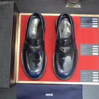 $140.00 USD Prada Leather Shoes For Men #1331041