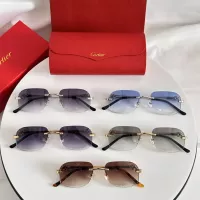 $64.00 USD Cartier AAA Quality Sunglassess #1333147