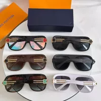 $60.00 USD Louis Vuitton AAA Quality Sunglasses #1334343