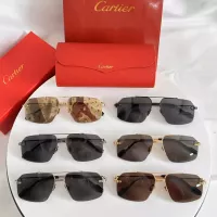 $56.00 USD Cartier AAA Quality Sunglassess #1334717