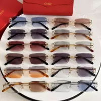 $56.00 USD Cartier AAA Quality Sunglassess #1334724
