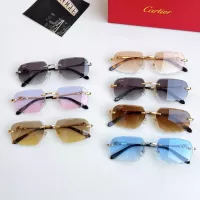 $60.00 USD Cartier AAA Quality Sunglassess #1336389