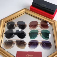 $60.00 USD Cartier AAA Quality Sunglassess #1337482