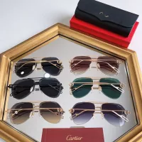 $60.00 USD Cartier AAA Quality Sunglassess #1337482