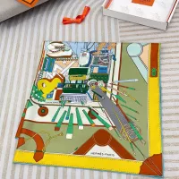$64.00 USD Hermes Silk Square #1338157