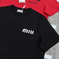 $92.00 USD MIU MIU T-Shirts Short Sleeved For Men #1338369