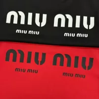 $92.00 USD MIU MIU T-Shirts Short Sleeved For Men #1338369