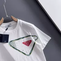 $85.00 USD Prada T-Shirts Short Sleeved For Men #1338385