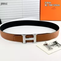 $52.00 USD Hermes AAA Quality Belts In 3.8cm For Men #1339449