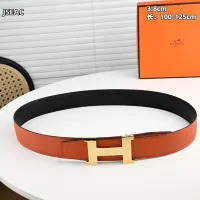$52.00 USD Hermes AAA Quality Belts In 3.8cm For Men #1339452