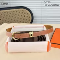 $60.00 USD Hermes AAA Quality Belts In 2.4cm For Women #1339469