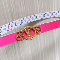 $56.00 USD Louis Vuitton AAA Quality Belts In 2.0cm For Women #1339474