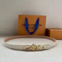 $56.00 USD Louis Vuitton AAA Quality Belts In 2.0cm For Women #1339486