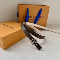 $56.00 USD Louis Vuitton AAA Quality Belts In 2.0cm For Women #1339493