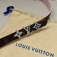 $64.00 USD Louis Vuitton AAA Quality Belts In 2.0cm For Women #1339511