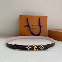 $64.00 USD Louis Vuitton AAA Quality Belts In 2.0cm For Women #1339516
