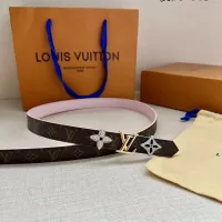 $64.00 USD Louis Vuitton AAA Quality Belts In 2.0cm For Women #1339516