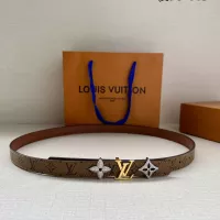 $64.00 USD Louis Vuitton AAA Quality Belts In 2.0cm For Women #1339522