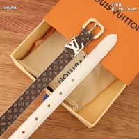 $72.00 USD Louis Vuitton AAA Quality Belts In 2.0cm For Women #1339583
