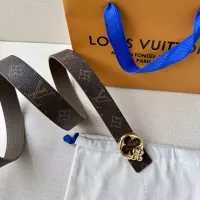 $56.00 USD Louis Vuitton AAA Quality Belts In 3.0cm For Women #1339601