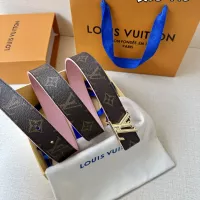 $56.00 USD Louis Vuitton AAA Quality Belts In 3.0cm For Women #1339614