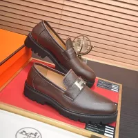 $102.00 USD Hermes Leather Shoes For Men #1339665