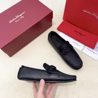 $125.00 USD Salvatore Ferragamo Leather Shoes For Men #1340000