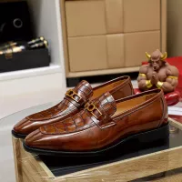 $88.00 USD Salvatore Ferragamo Leather Shoes For Men #1340007