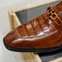 $88.00 USD Salvatore Ferragamo Leather Shoes For Men #1340007