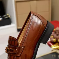$88.00 USD Salvatore Ferragamo Leather Shoes For Men #1340007