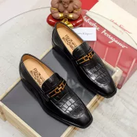 $88.00 USD Salvatore Ferragamo Leather Shoes For Men #1340008