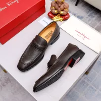 $88.00 USD Salvatore Ferragamo Leather Shoes For Men #1340009