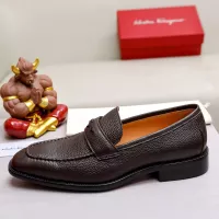 $88.00 USD Salvatore Ferragamo Leather Shoes For Men #1340009