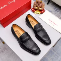 $88.00 USD Salvatore Ferragamo Leather Shoes For Men #1340010