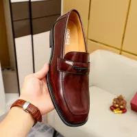 $88.00 USD Salvatore Ferragamo Leather Shoes For Men #1340012