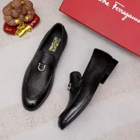 $85.00 USD Salvatore Ferragamo Leather Shoes For Men #1340039