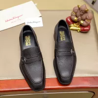$85.00 USD Salvatore Ferragamo Leather Shoes For Men #1340040