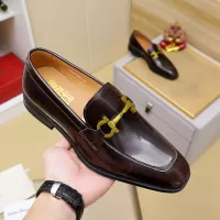 $88.00 USD Salvatore Ferragamo Leather Shoes For Men #1340047