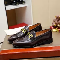 $88.00 USD Salvatore Ferragamo Leather Shoes For Men #1340047