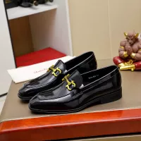 $88.00 USD Salvatore Ferragamo Leather Shoes For Men #1340049
