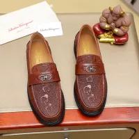 $88.00 USD Salvatore Ferragamo Leather Shoes For Men #1340050